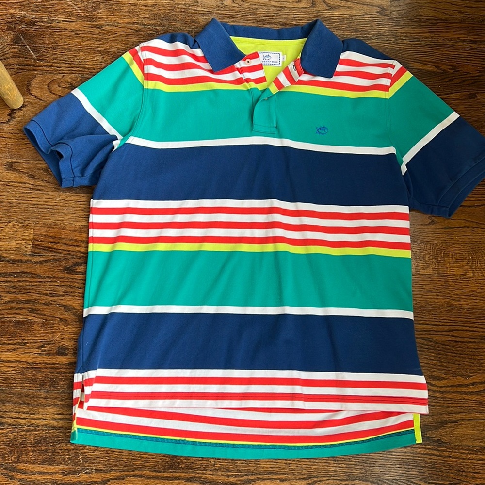 Southern Tide pique golf shirt